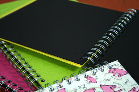 Posh Thin Display Books Black 270gsm Cartridge Paper 15 Leaves