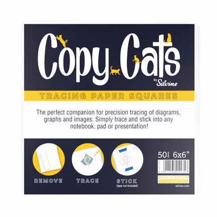 Copycats by Silvine Tracing Paper Squares