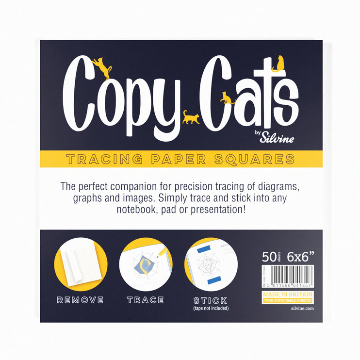 Copycats by Silvine Tracing Paper Squares