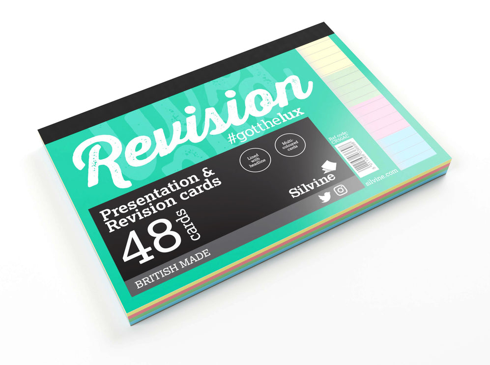 Luxpad by Silvine Revision A6 Flash Cards