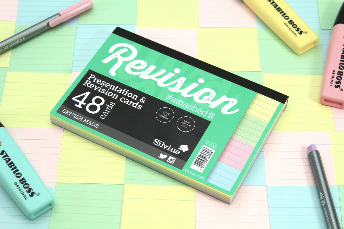 Luxpad by Silvine Revision A6 Flash Cards