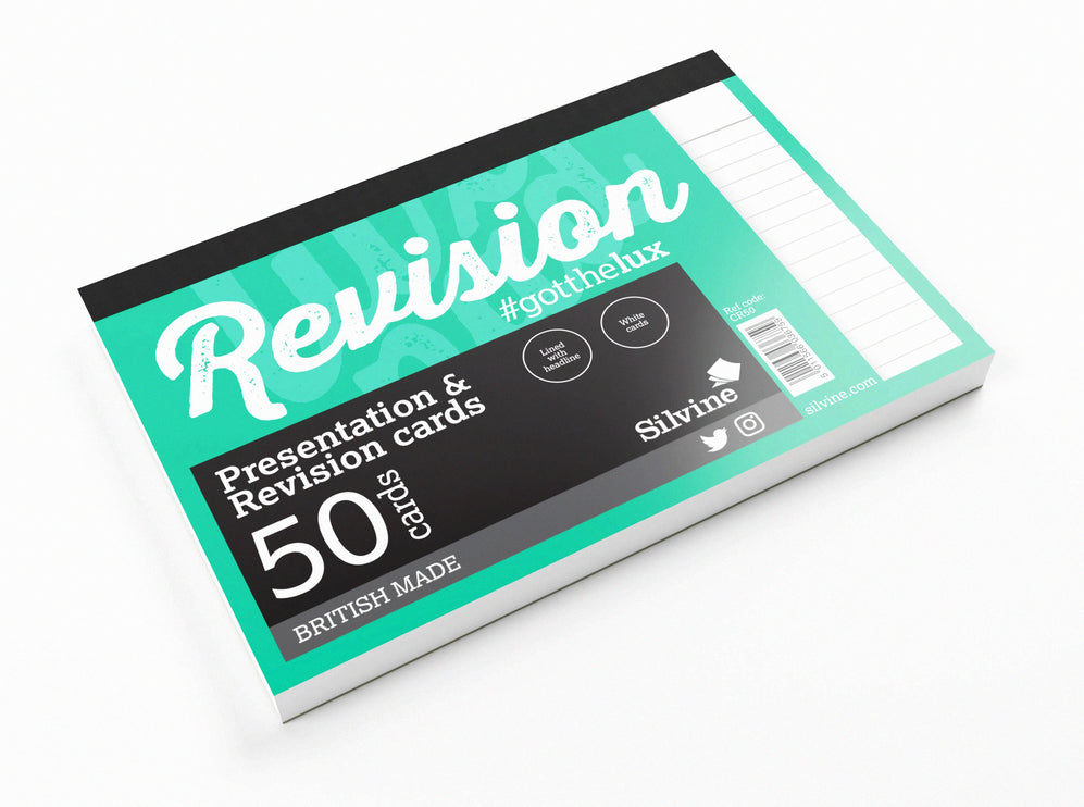 Luxpad by Silvine Revision A6 Flash Cards