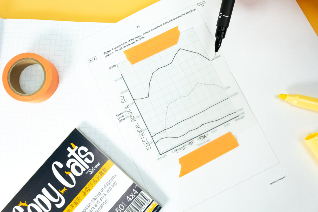 Copycats by Silvine Tracing Paper Squares