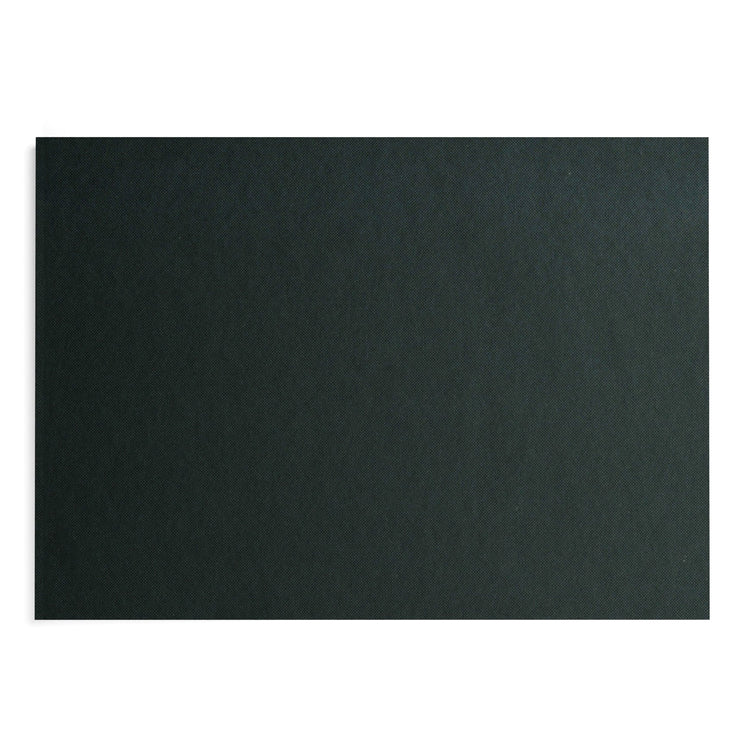A4 Landscape Sketchbook | 140gsm White Cartridge, 46 Leaves | Casebound Black Cover