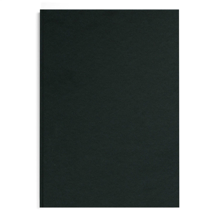 A4 Portrait Sketchbook | 140gsm White Cartridge, 46 Leaves | Casebound Black Cover