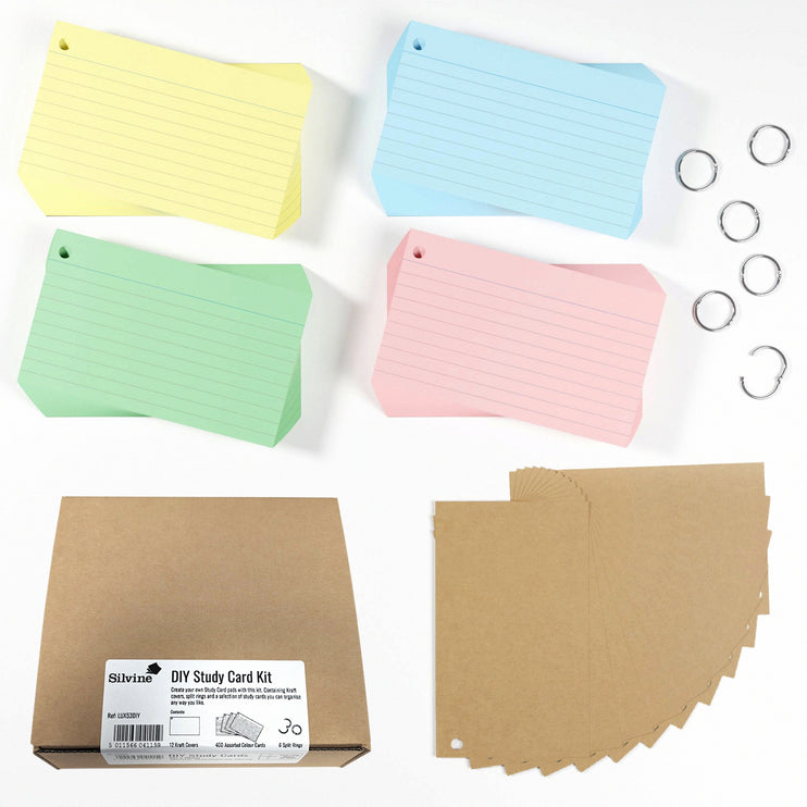 Luxpad by Silvine 5x3 Study Card DIY Kit