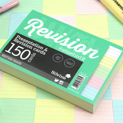 Luxpad by Silvine Revision A6 Flash Cards