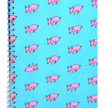 A4 Posh Patterned Bergung Pig - 100% Recycled White 150gsm Cartridge Paper 35 Leaves Portrait