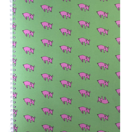 A3 Posh Patterned Cappuccino Pig - Brown 180gsm  Cartridge Paper 30 leaves Portrait