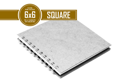 6x6 Posh White 150gsm Cartridge Paper 35 Leaves (Pack of 5)