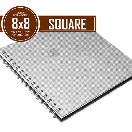 8x8 Posh Thick Display Book Black 270gsm Paper 25 Leaves