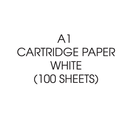 A1 150gsm White Cartridge Paper (Pack of 100 Sheets)
