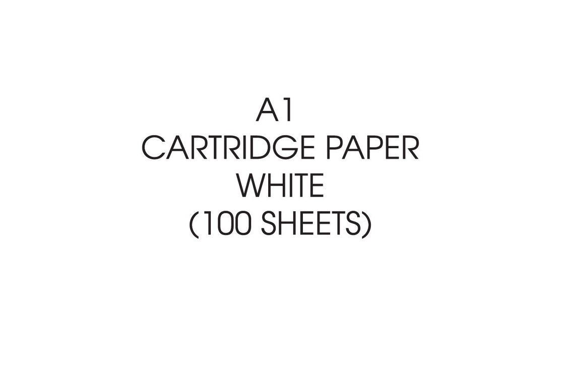 A1 150gsm White Cartridge Paper (Pack of 100 Sheets)