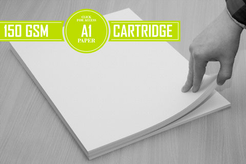 A1 150gsm Cartridge Paper (Pack of 100 Sheets)