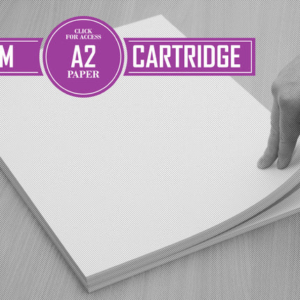 A2 150gsm White Cartridge Paper (Pack of 200 Sheets)