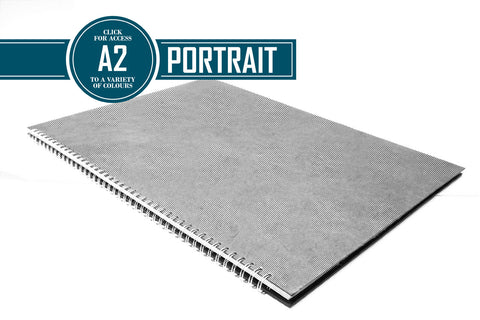 A2 Posh Eco Thick Display Book Black 270gsm Paper 25 Leaves Portrait