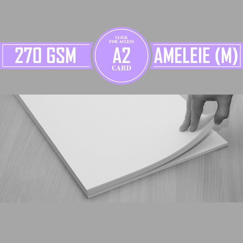 A2 270gsm Matte Ameleie Watercolour Paper (Pack of 10 Sheets)