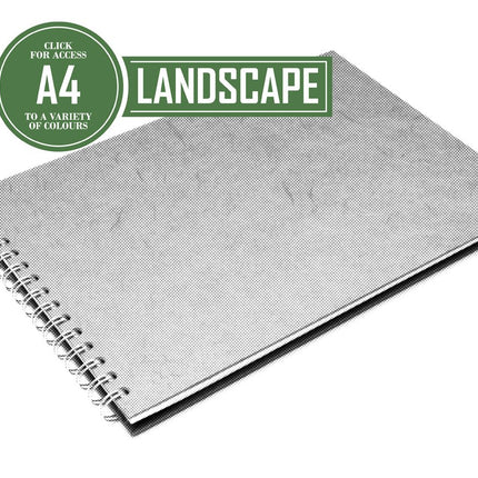 A4 Posh Black 150gsm Cartridge Paper 35 Leaves Landscape