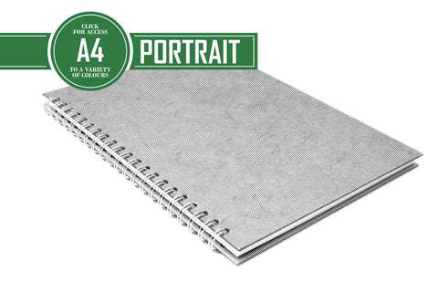 A4 Classic Bergung Pig - 100% Recycled White 150gsm Cartridge Paper 35 Leaves Portrait (Pack of 5)