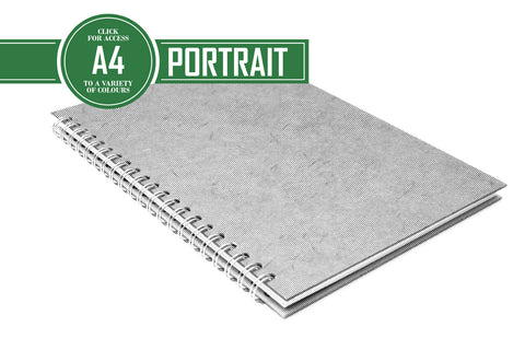 A4 Classic Patterned Notebook 80gsm Lined Paper 70 Leaves Portrait