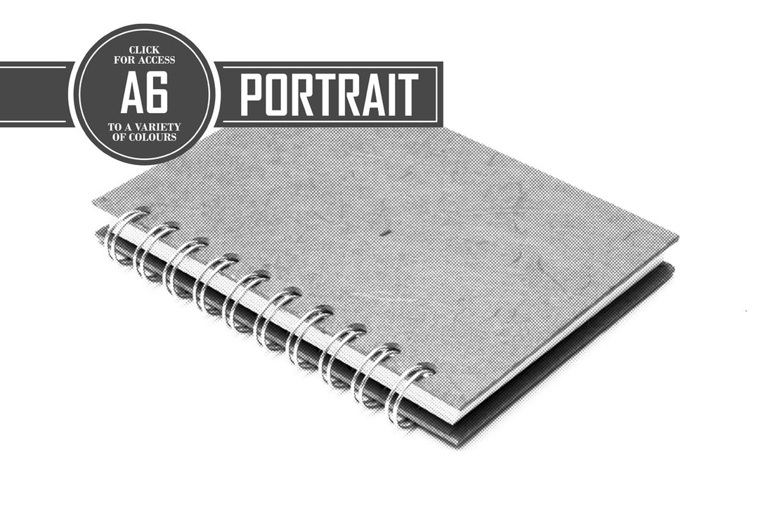 A6 Classic Notebook 80gsm Lined Paper 70 Leaves Portrait (Pack of 5)