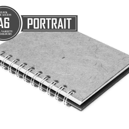 A6 Classic Eco Notebook 80gsm Lined Paper 70 Leaves Portrait (Pack of 5)