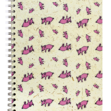 A4 Posh Patterned Notebook 80gsm Lined Paper 70 Leaves Portrait