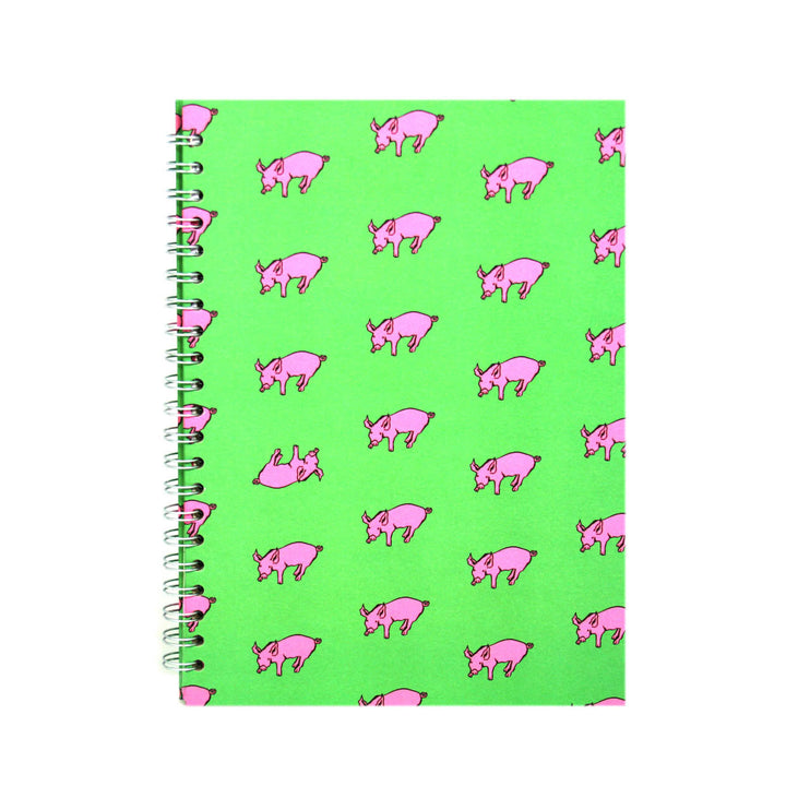 A4 Posh Patterned Cappuccino Pig - Brown 180gsm  Cartridge Paper 30 leaves Portrait